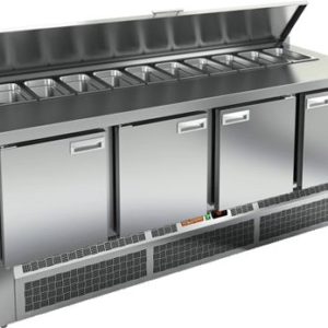 СТОЛ ДЛЯ САЛАТОВ HICOLD SLE1-1111GN С КРЫШК.