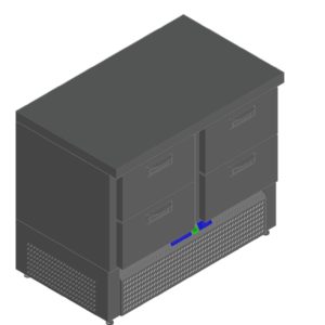 СТОЛ С ОХЛАЖД.ШКАФОМ HICOLD SNE 22/TN O