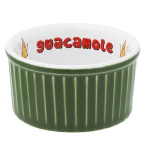 Рамекин 100мл d8см h4см Oxford, цвет зеленый с декором GUACAMOLE C12M-3C1P