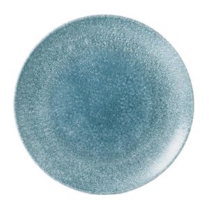 Тарелка мелкая 26см, без борта, цвет Raku Topaz Blue, Studio Prints RKTBEV101
