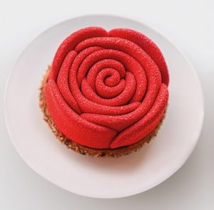 Форма силиконовая PAVOFLEX для пирож. 3D Rose d78мм h21мм, 100мл, 12 ячеек PX4386
