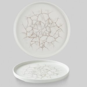 Тарелка мелкая 21см, h2см с прямым бортом, Chefs Plate, цвет Agate Grey, KTAGWP211