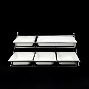 Станция двухярусная буфетная с 5 гастроемкостями 88x68x42см, 2TE5P